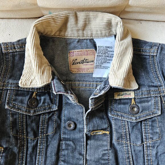 Levi's Baby Jean Jacket Vintage 12-18mths - Picture 3 of 4